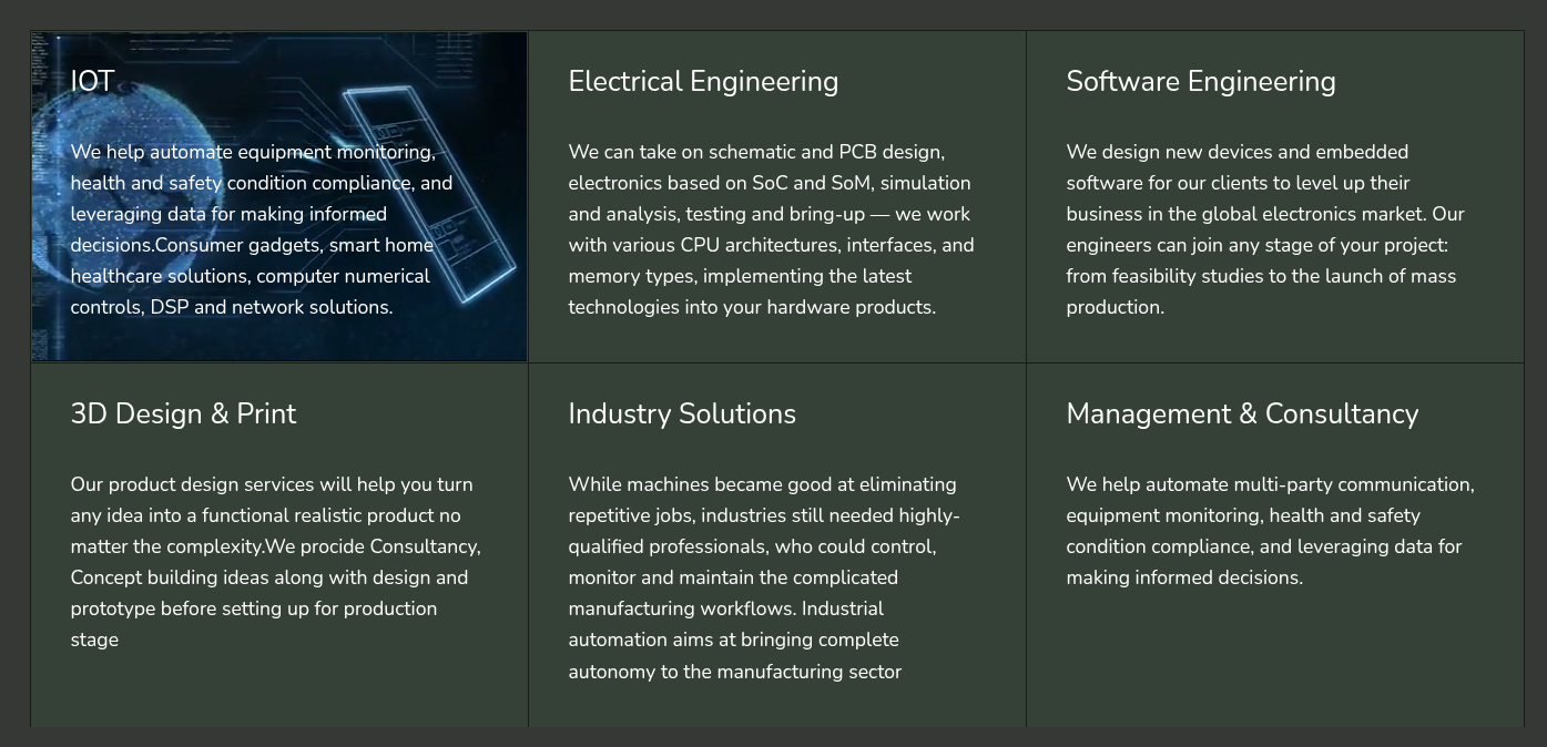 Company Portfolio Website