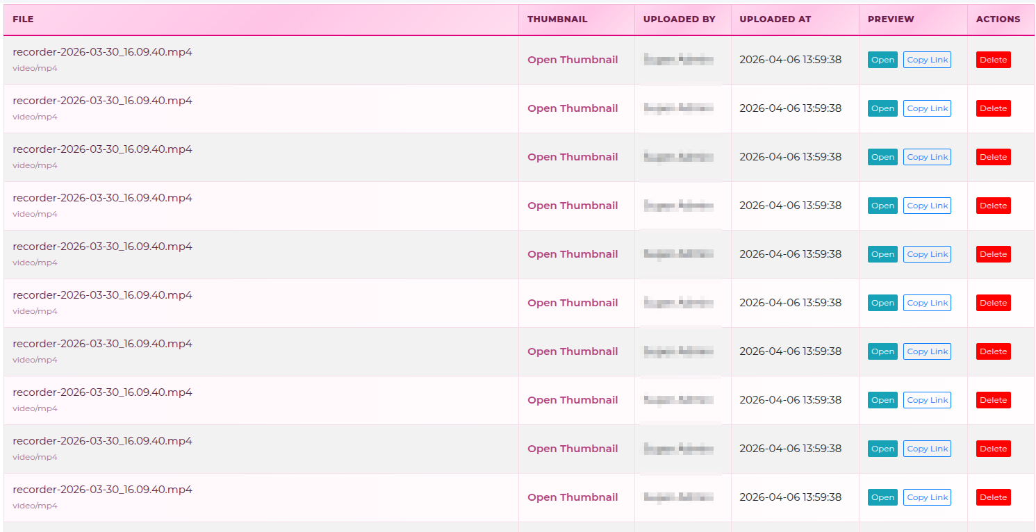 Video Encode and Upload