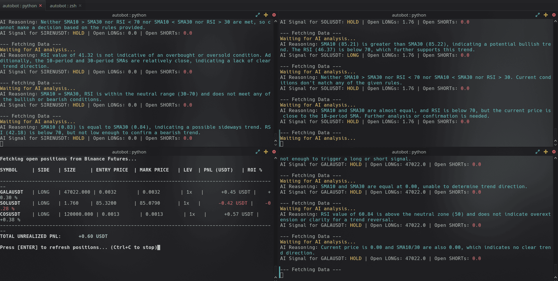 Autobot: AI Binance Futures Bot